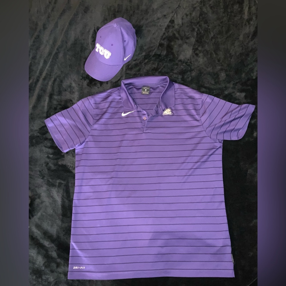 (SOLD) TCU NIKE POLO & TCU NIKE HAT
